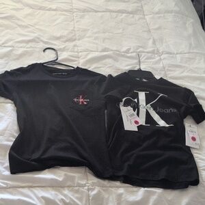 Calvin Klein Black Kids Shirts